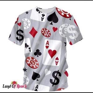 3D Poker Shirt XL